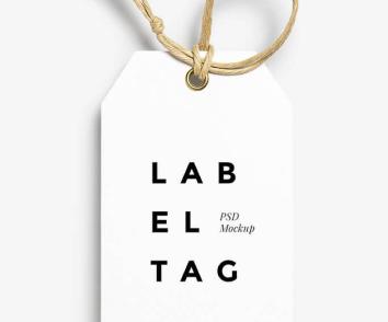 Бирка с надписью LAB EL TAG